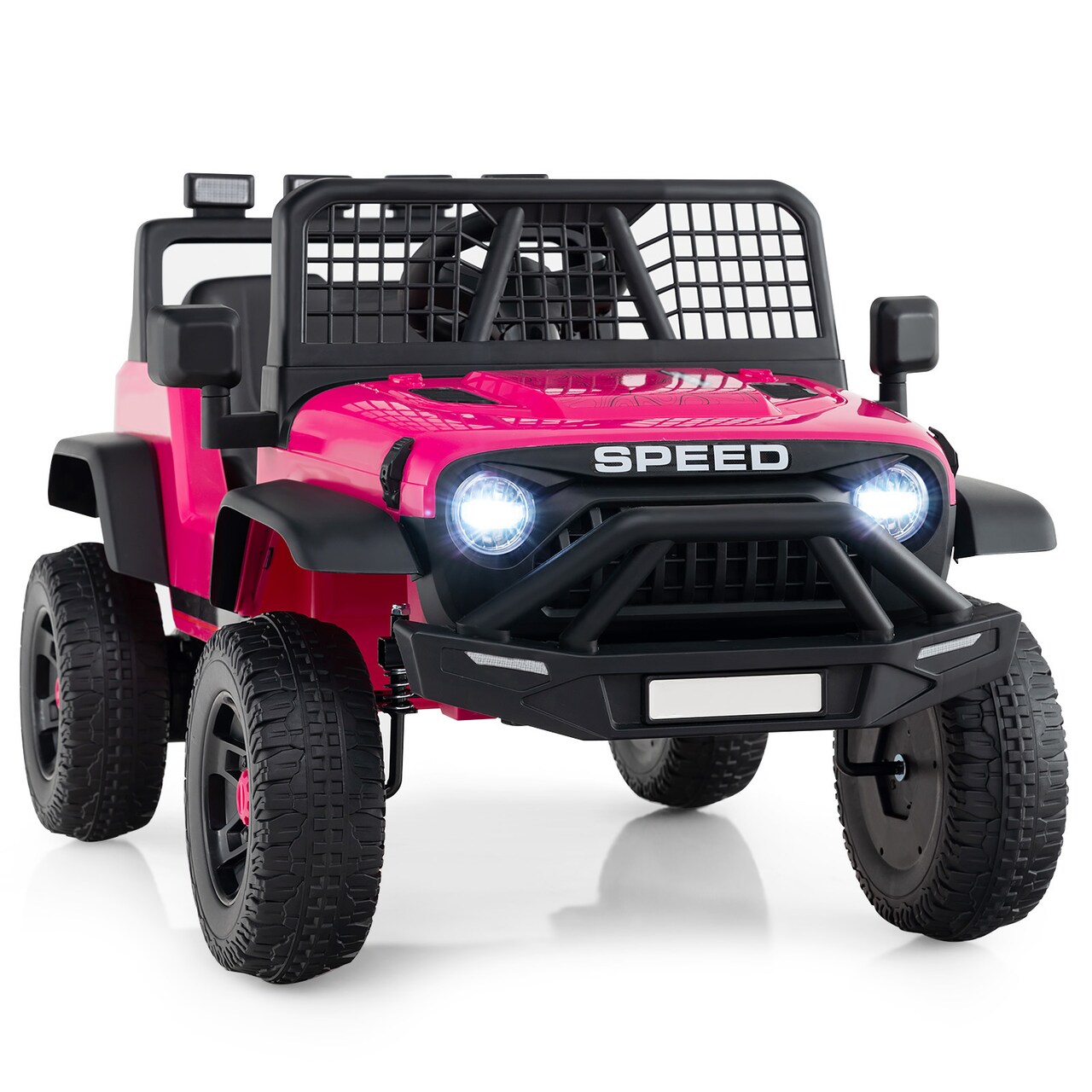 Kids Electric Ride-On Car 24V Battery LED Lights Music Remote Control